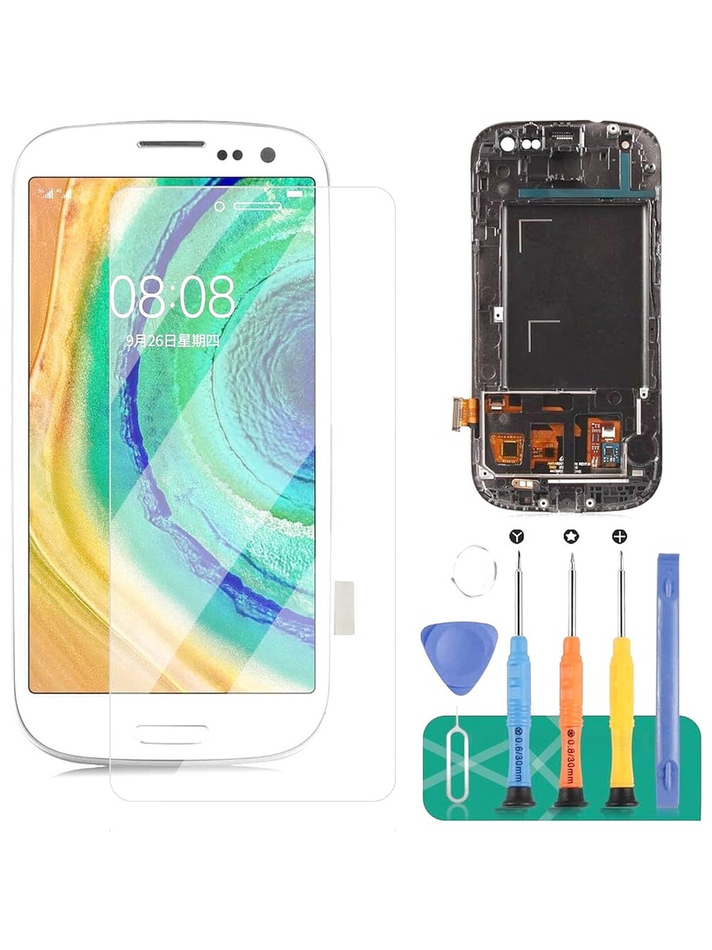 Replacement Repair Parts Touch Screen Digitizer Outer Glass Lens FOR Galaxy S...